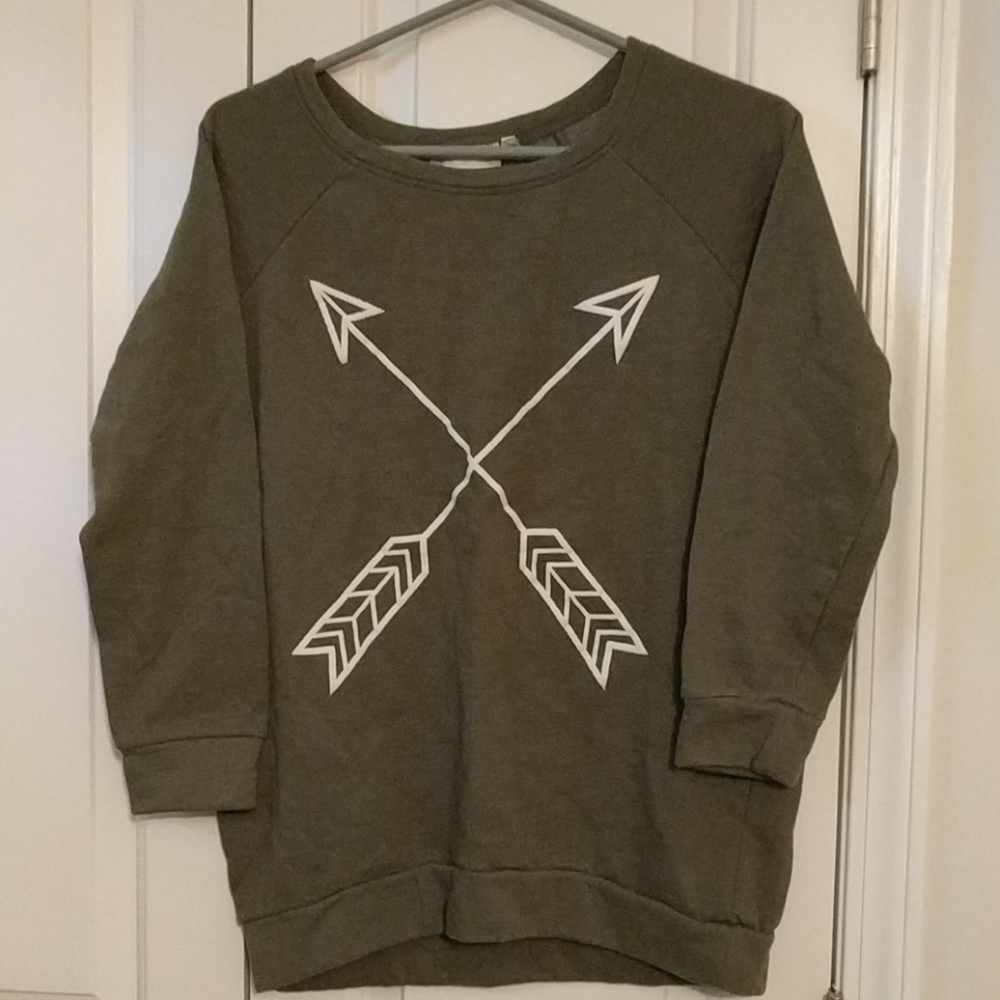 Altar'd state crossed arrows sweatshirt